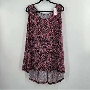 Livi Active Lane Bryant Drape Back Active Tank Top